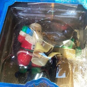 Ornament, Santa on Computer TREVCO